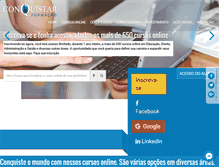 Tablet Screenshot of conquistarformacao.com.br